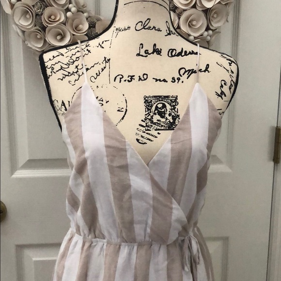 DONATED!! Moon River 100% cotton hi lo striped - Picture 2 of 5